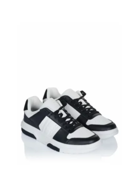 Wielobarwność trampki Tommy Jeans retro czarne