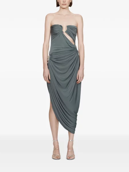 Rochie Christopher Esber de cristal de costum gri