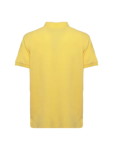 Dzianinowa koszulka polo Polo Ralph Lauren żółta