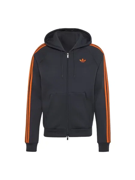 ADIDAS ORIGINALS Ζακέτα φούτερ Adicolor ανθρακί / μανταρινί