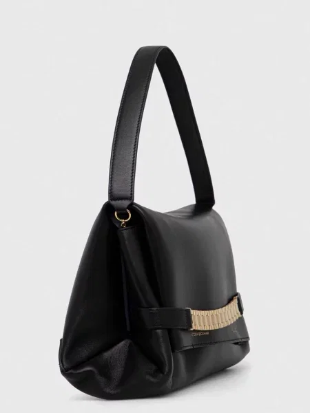 Colier Victoria Beckham din piele negru