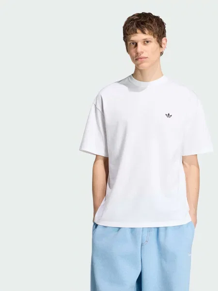Футболка adidas комбінований верх білий