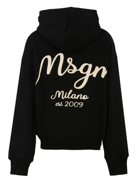 Bluza z kapturem dziecięca Msgm czarna