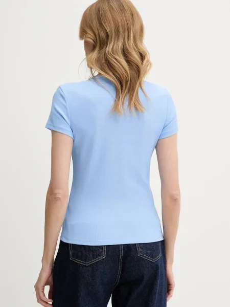 Tommy Jeans basic tričko s modré
