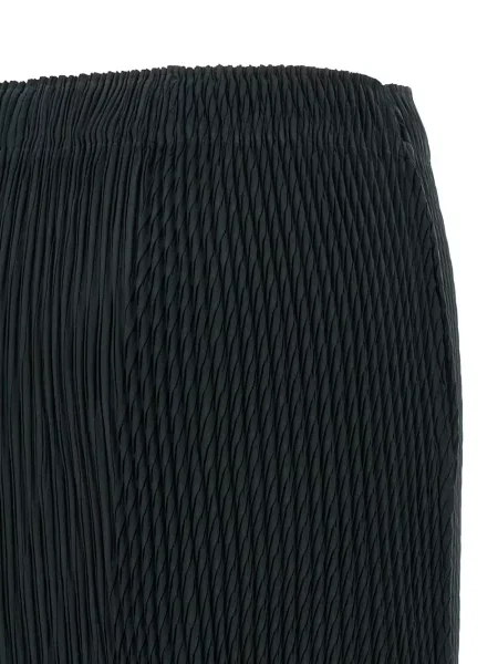 Fustă midi Issey Miyake asimetrică albastru