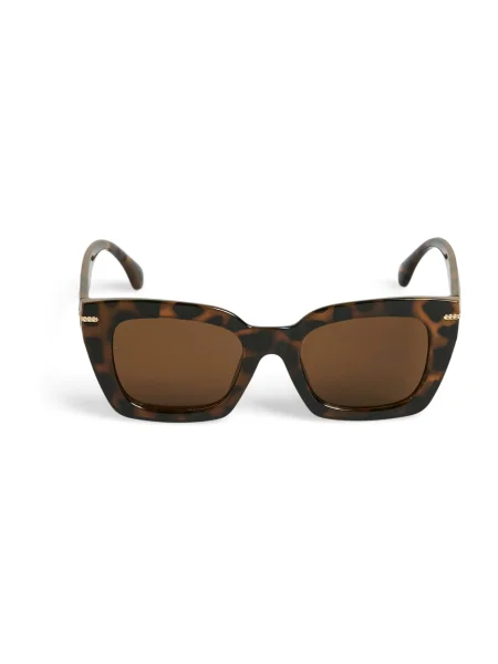PIECES Ochelari de soare PCBERRIT maro caramel negru
