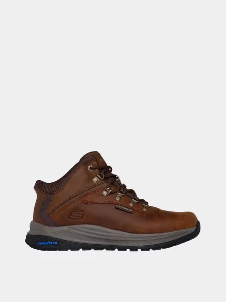 Кожаные ботинки Skechers коричневые