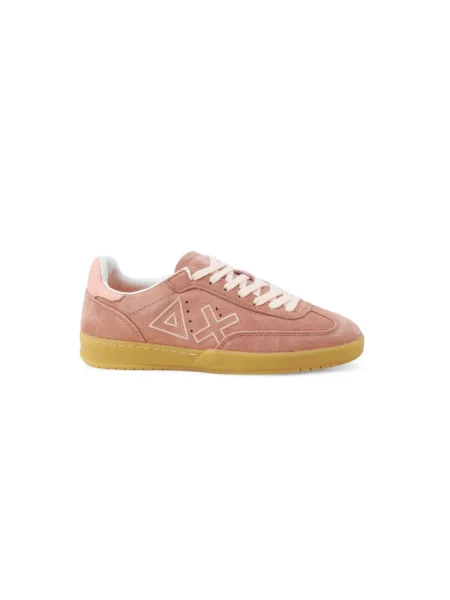 Sneakersy Sun68 skórzane różowe