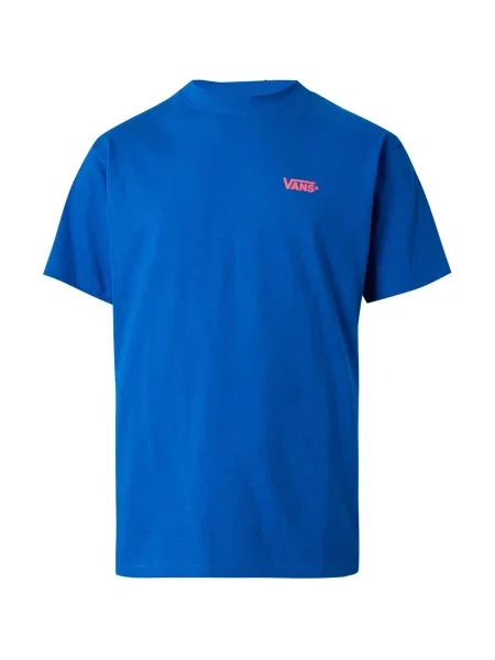 VANS Tricou NEW LEFT CHEST / roz zmeură albastru
