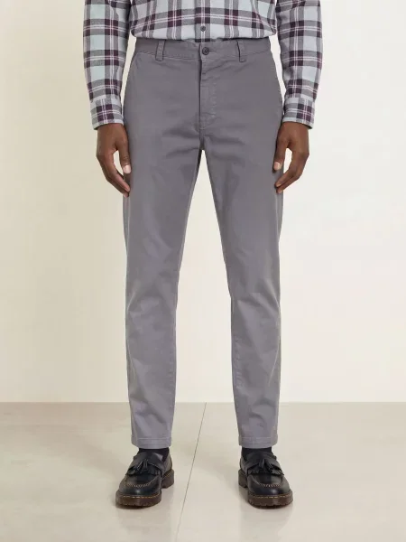 Boss Chino Kalhoty Regular Fit šedá