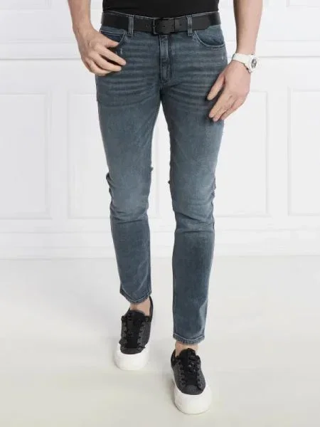 HUGO Farmer | Extra slim fit kék