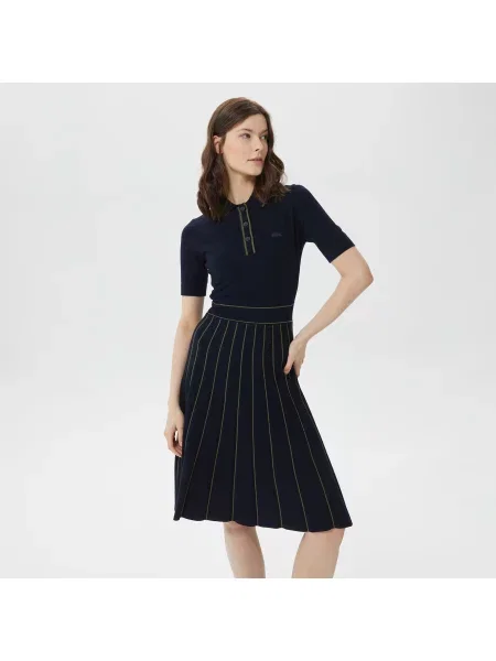 Lacoste Sukienki Lacoste granatowa