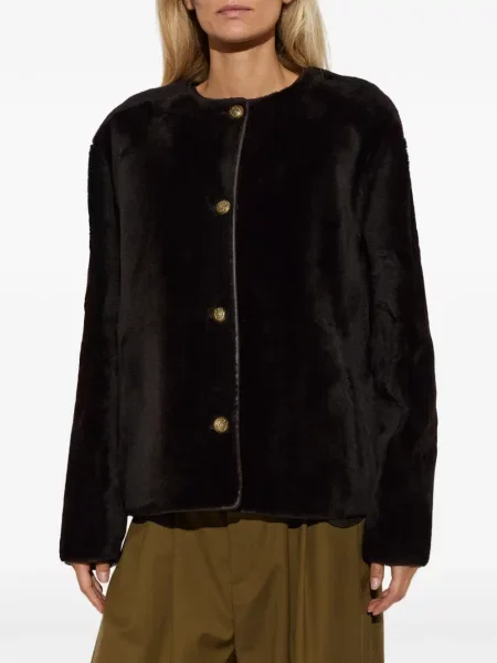 Reversibil geanta de piele Arma maro