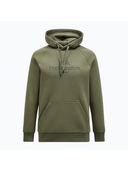 Férfi Peak Performance Original Hood fenyőtűs melegítőfelső. Méret: S zöld