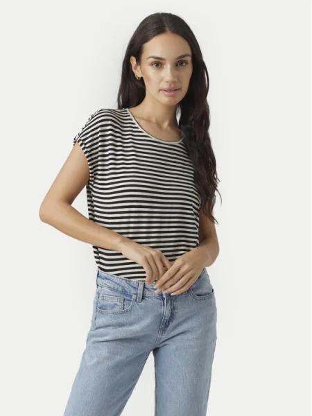 Vero Moda Tricou Ava negru