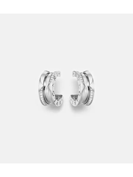 Обеци Bvlgari бяло