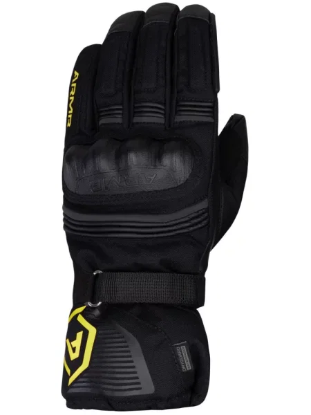 Rękawice rowerowe Armr Glove kumaji czarne/żółte czarne