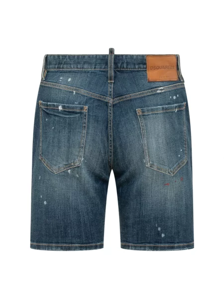Szorty jeansowe Dsquared2 niebieskie