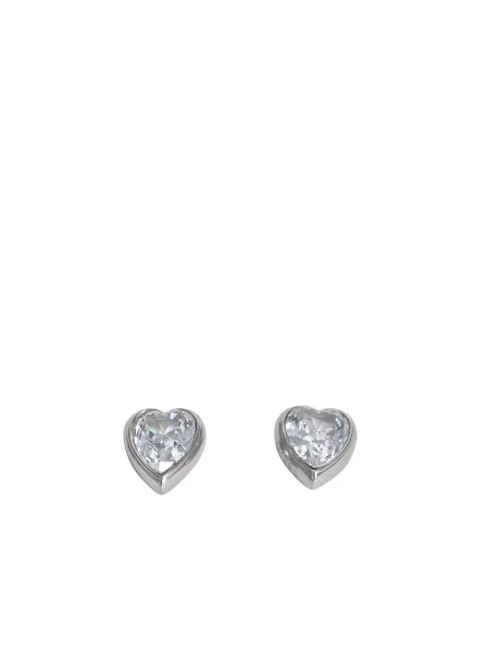 GUESS Cercei CRYSTAL LOVE argintiu / transparent
