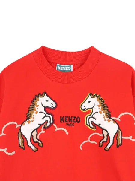 Dětska mikina Kenzo červená