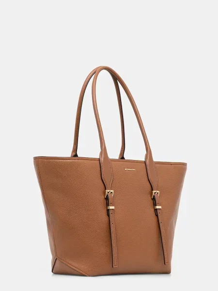 Geantă Michael Michael Kors din piele maro