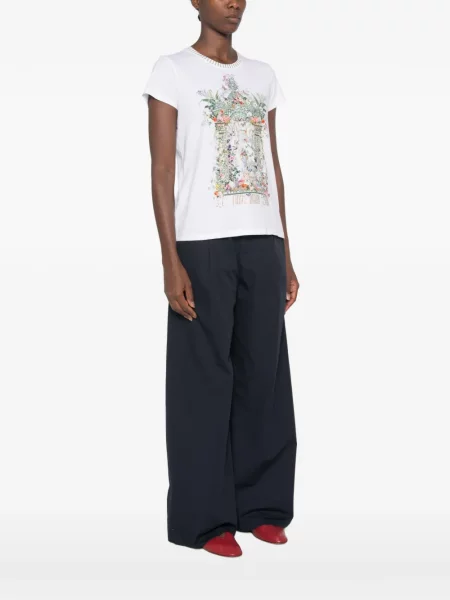 Tricou Camilla cu imagine alb