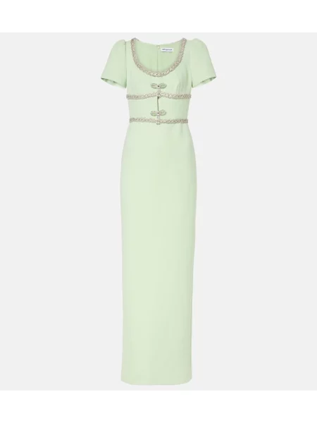 Rochie Self-portrait verde
