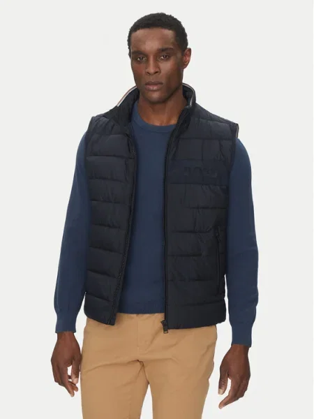 BOSS BLACK Vestă H-Cenito negru