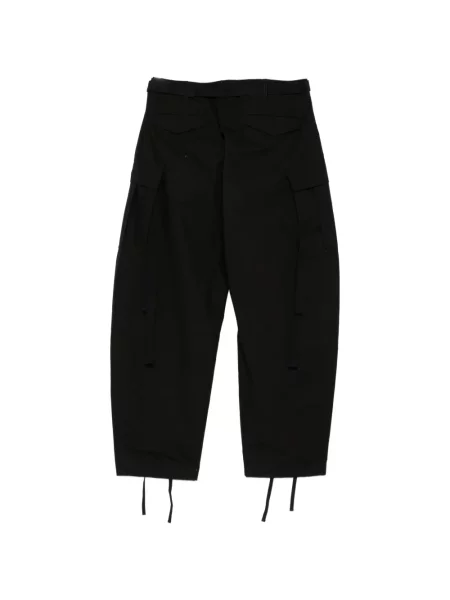 Cu centură pantaloni cargo Sacai negru