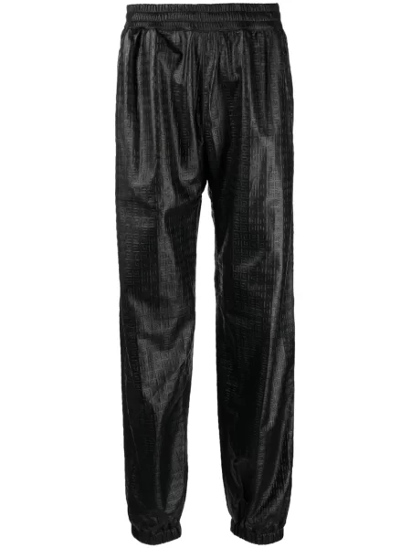 Pantaloni Givenchy din piele negru