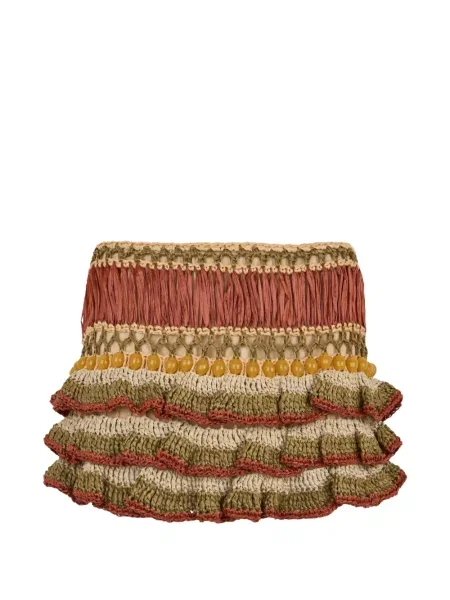 Fusta mini Alberta Ferretti cu volane