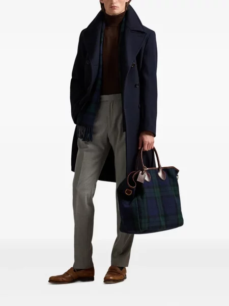 Μικρός κασκέτο Polo Ralph Lauren με χαμηλή μέση υφαίνω διαγωνίως πράσινο