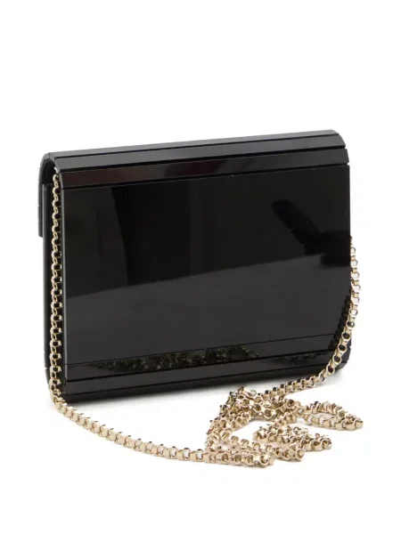 Geantă plic Jimmy Choo negru