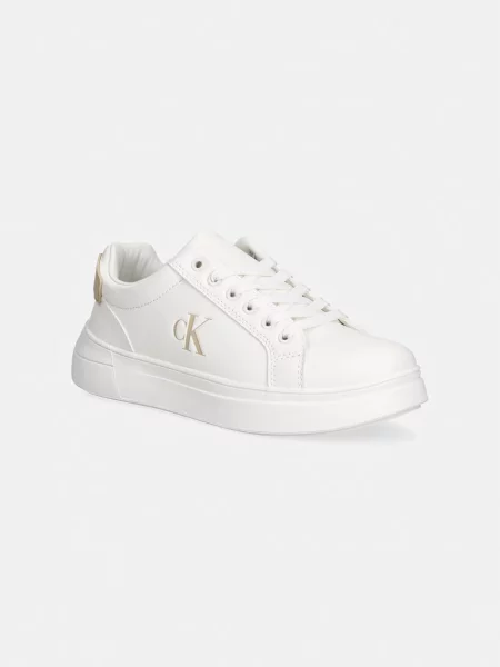 Superge Calvin Klein Low Cut Lace Up bela