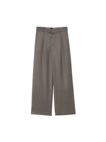 Spodnie Emporio Armani szare