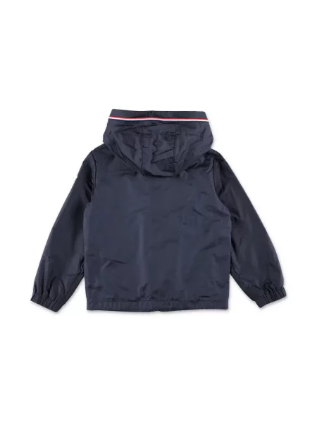 Kurtka dziecięca Moncler Enfant niebieska