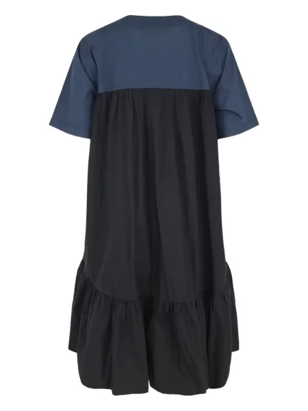 Rochie mini Ulla Johnson cu șireturi din dantelă negru