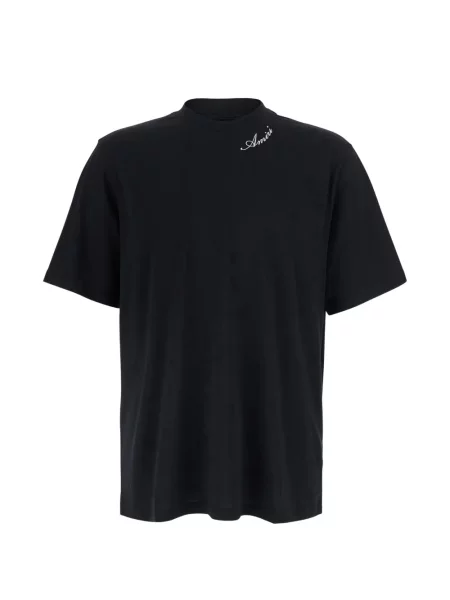 Tricou Amiri cu broderie negru