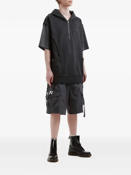 Tricou Musium Div. cu glugă negru
