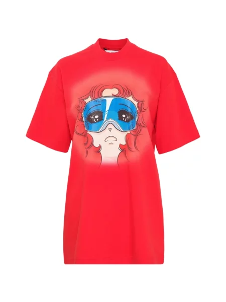 Tricou Pushbutton cu imagine roșu