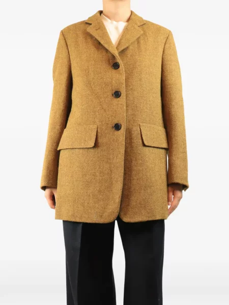 Sacou Margaret Howell din tweed galben