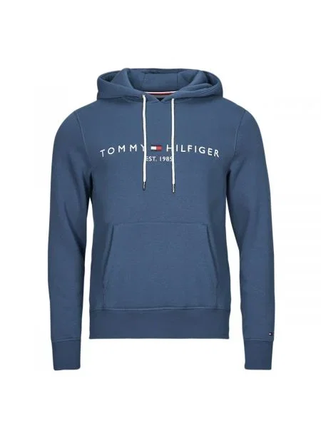 Mikina Tommy Hilfiger s autogramom modrá