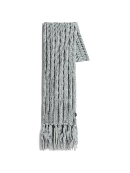 Pletený chunky šál Woolrich šedý