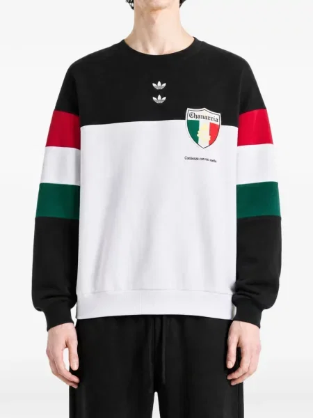 Τρέξιμο αμανικας πλεκτός φούτερ Adidas κόκκινο