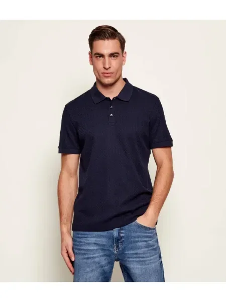 Tricou polo Joop! albastru
