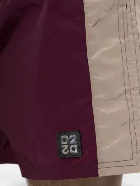 Slip de baie Dsquared2 roșu