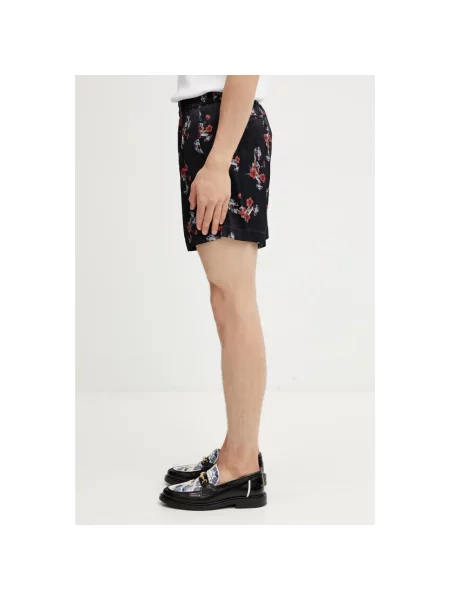 RHUDE Turbo Floral szorty z czarne