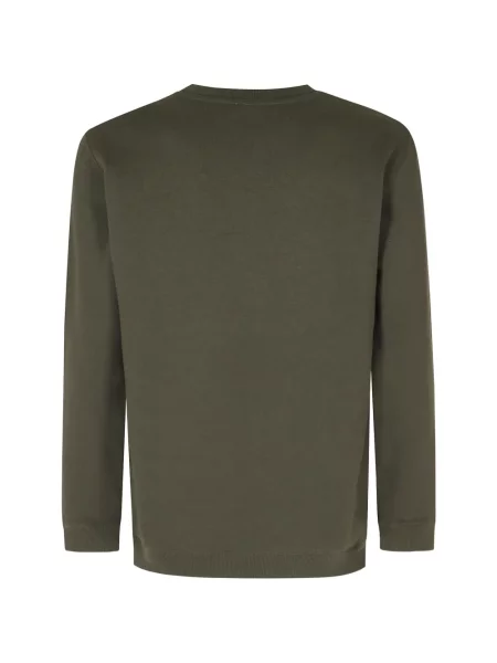 Hanorac crewneck Dondup cu decolteu rotund verde