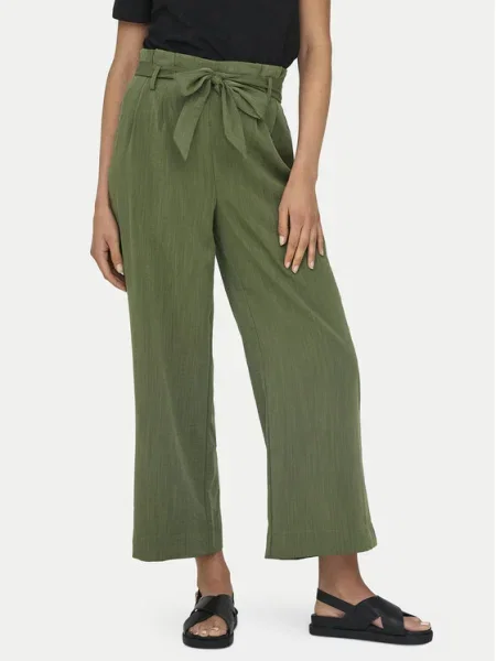 ONLY Pantaloni din Marsa Flared Fit verde