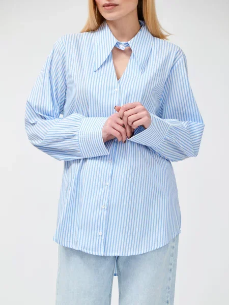 Сорочка J.b4 Just Before блакитна